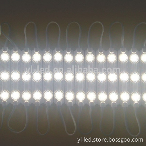 wholesale waterproof 160 Degree injection 3 chip SMD2835 modulos de leds with lens